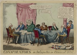 Conspirators, published July 1 by George Cruikshank