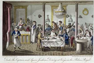 Dinner at Very, at the Palais Royal - in “Life in Paris” by David Carey, London
