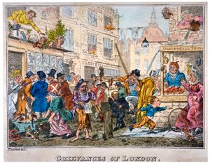 Grievances of London by George Cruikshank