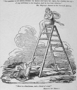 Here is a Gentlemen, and a friend of mine! by George Cruikshank