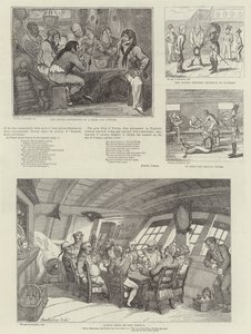 Humorous Art at the Royal Naval Exhibition by George Cruikshank
