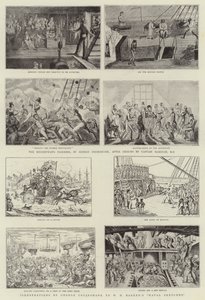 Humorous Art at the Royal Naval Exhibition by George Cruikshank