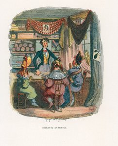 Illustration for Sketches by Boz by George Cruikshank
