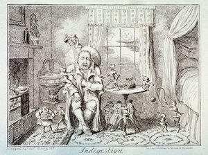 Indigestion by George Cruikshank