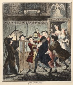 Jack Sheppard Tricking Shotbolt, Illustration from Jack Sheppard: A Romance by William Harrison Ainsworth
