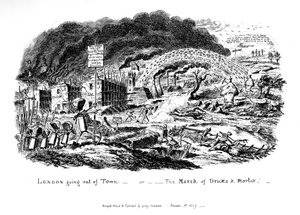 London Going Out of Town - or The March of Bricks and Mortar, 1829