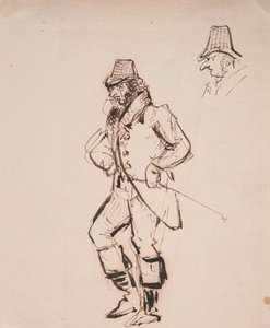 Man with a Riding Crop by George Cruikshank