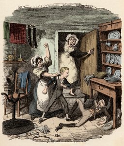 Oliver plucks up a spirit - Illustration for 