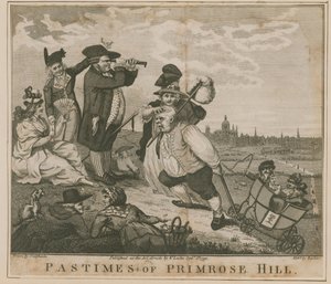 Pastimes of Primrose Hill by George Cruikshank