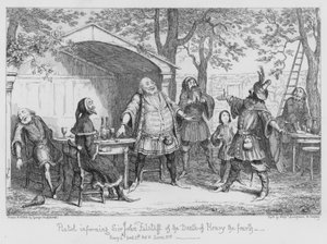 Pistol Informing Sir John Falstaff of the Death of Henry the Fourth