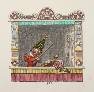 Punch and Judy from Punch and Judy, published 1827 by George Cruikshank