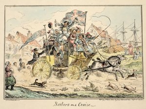 Sailors on a Cruise, from Greenwich Hospital, a Series of Naval Sketches, Descriptive of a Life of a Man-of-Wars Man