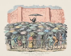 St Swithuns Chapel Cold-bath Fields by George Cruikshank