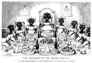 The Banquet of the Black Dolls, 19th Century by George Cruikshank
