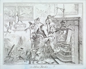 The Blue Devils by George Cruikshank
