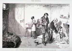 The Bottle, 1847 by George Cruikshank