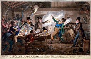 The Cato Street conspirators, 1820 by George Cruikshank