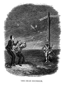 The Dead Drummer, 1840 by George Cruikshank