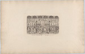 The First Shilling Day-Going In by George Cruikshank