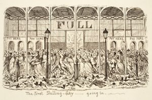 The first Shilling-day - Going in
