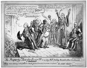 The Property Tax Forever!!! by George Cruikshank