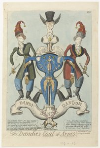 The Dandies Coat of Arms by George Cruikshank