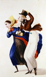 Winter Fashions by George Cruikshank