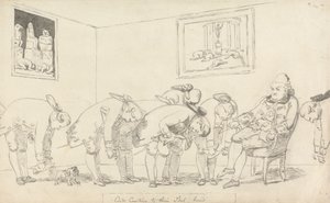 And Courtiers to Their Idol Bend by George Dance