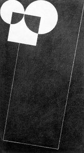 Slate, with Square and Two Circles, 2004