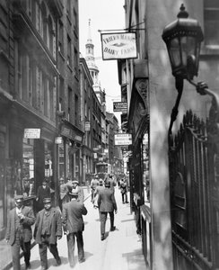 Bow Lane looking north, City of London
