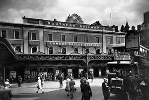 London Bridge Station, Southwark, London, c1920-c1930