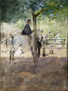 In the Row, c.1890 by George Denholm Armour