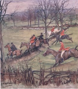 Nearly abreast of the pack, from Mr Jorrocks