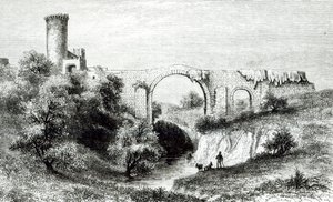 Ponte della Badia, Vulci by George Dennis