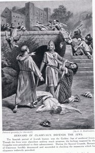 Bernard of Clairvaux defends the Jews by George Derville Rowlandson