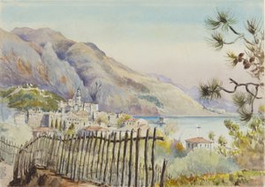 Mentone, Looking East, 5th March 1878