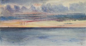 San Remo: Sunrise, 7.30 a.m. 7th December, 1877 by George Douglas Tinling