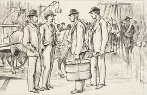 Meeting at a Port by George du Maurier