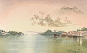 P&O Coalwharf, Inner Harbour Singapore, Aug 62 by George E.L.S. Sanford