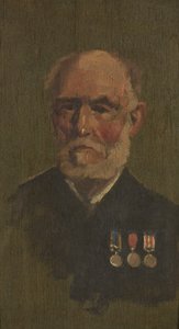 Portrait of P. Larkin by George Edmund Butler