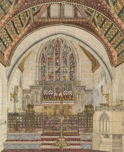 Design for Polychromatic Decoration of a Church by George Edmund Street