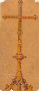 Designs executed for Jones and Willis, metal and wood-workers and church furniture manufacturers of Birmingham and London by George Edmund Street