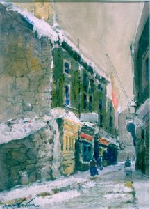 Winter, Clive Street, North Shields by George Edward Horton