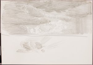 Untitled (Cloud Study) by George Elbert Burr