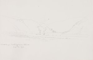 Below Bingen Looking Down the Rhine by George Elbert Burr