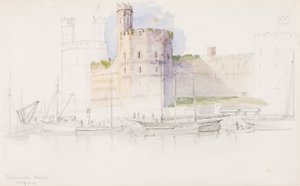 Caernarvon Castle by George Elbert Burr
