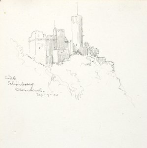 Castle Schönburg, Oberwesel by George Elbert Burr