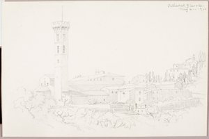 Cathedral, Fiesole by George Elbert Burr