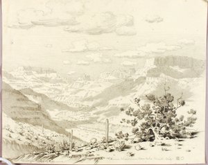 Cloud Shadows, Apache Trail, Arizona by George Elbert Burr