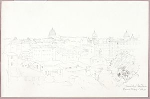 From the Palatine, Rome by George Elbert Burr